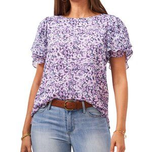 Vince Camuto Tulip-Sleeve Top, M